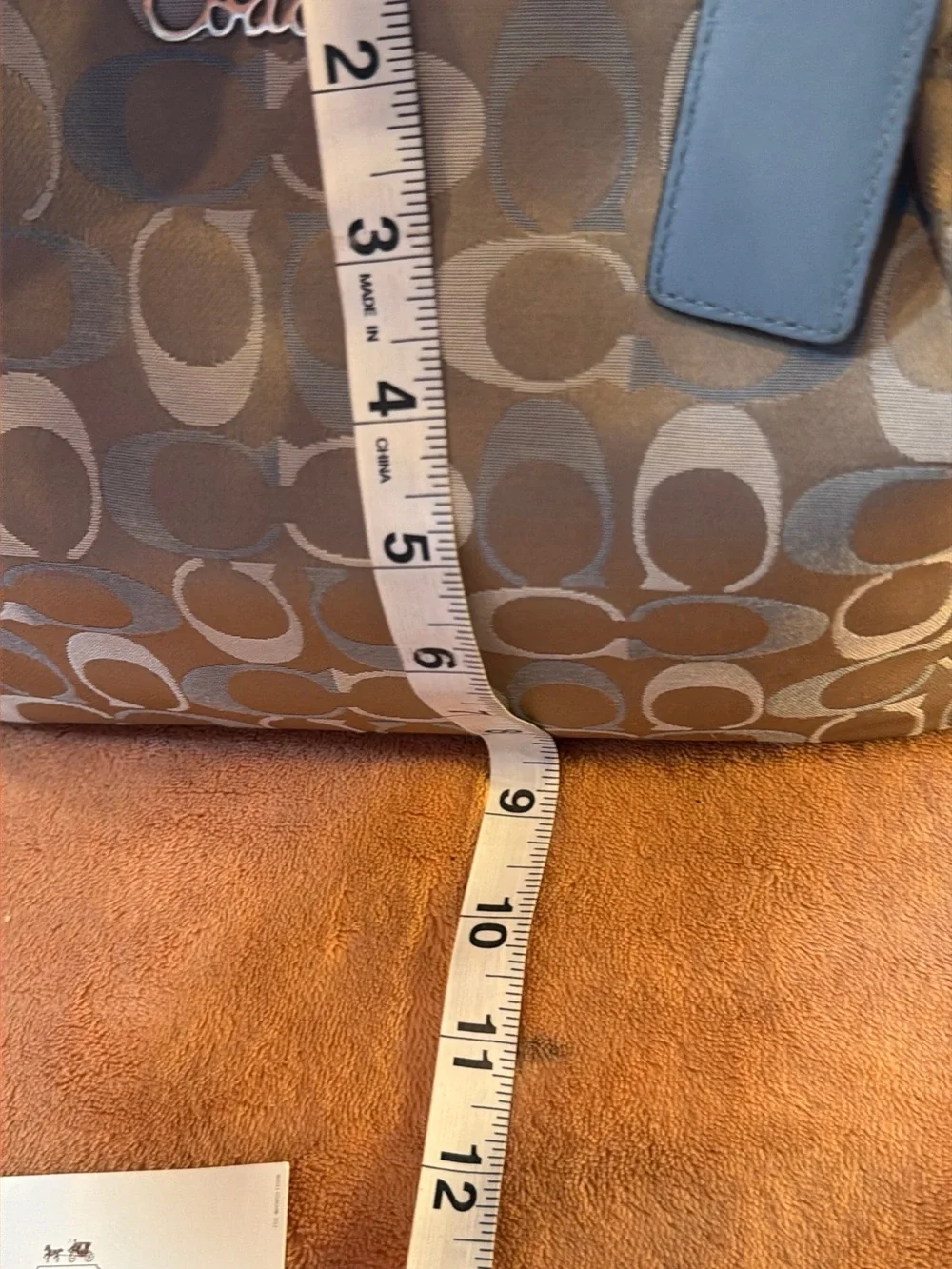 Coach shoulder tote